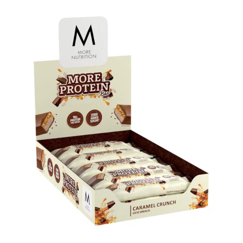 More Nutrition Protein Bar Box (10 x 50 g) Caramel Crunch