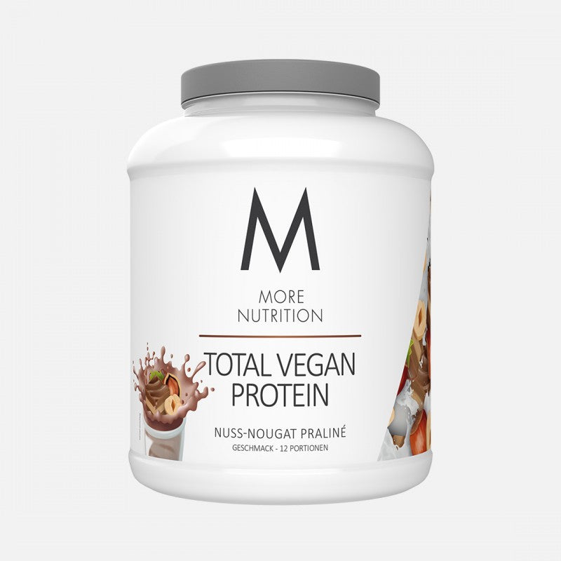 More Nutrition Total Vegan Protein 600g Dose Nuss-Nougat Praline