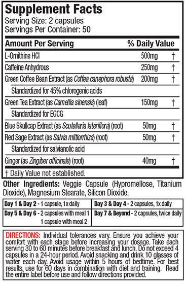 Muscletech Hydroxycut Hardcore Next Gen 100 Caps