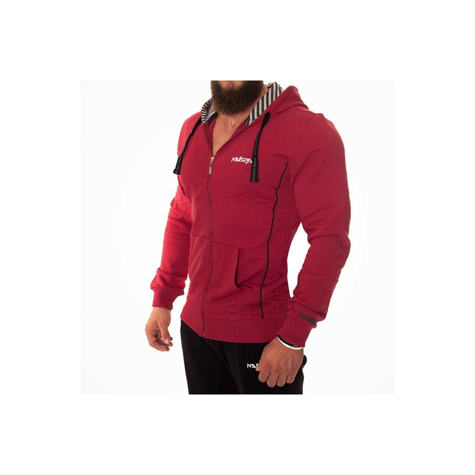 Mutaria Zip Hoodie Red