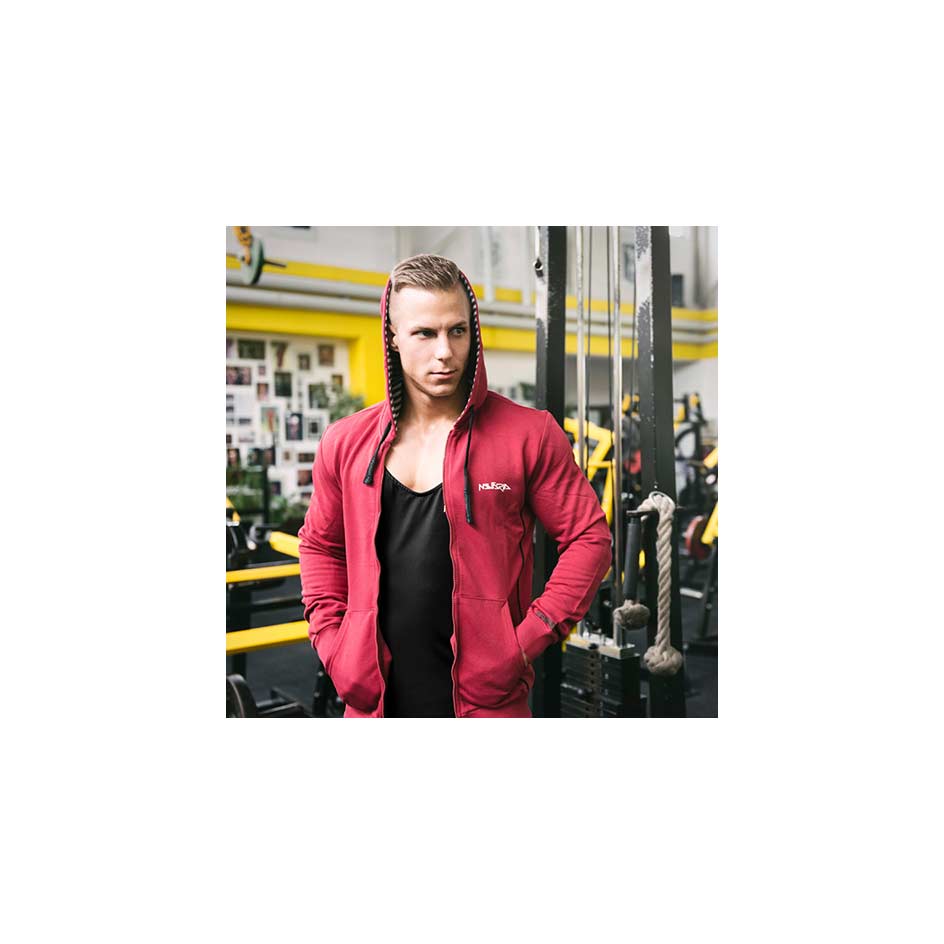Mutaria Zip Hoodie Red