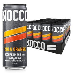 Nocco BCAA Drink 24 x 330ml Dose Cola-Orange – Bild 27