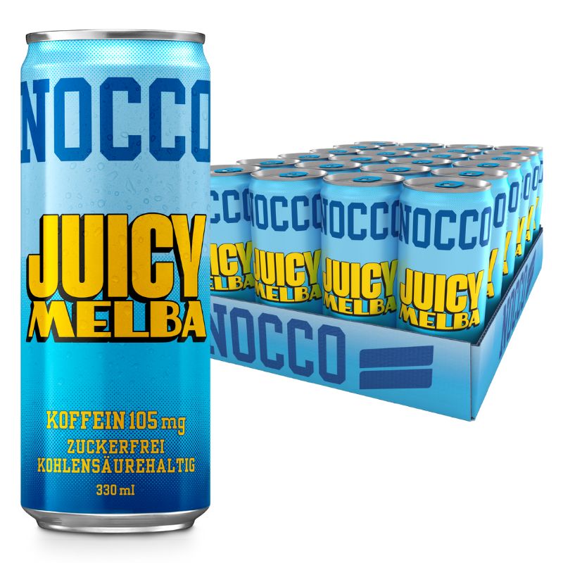Nocco BCAA Drink 24 x 330ml Dose Juicy Melba