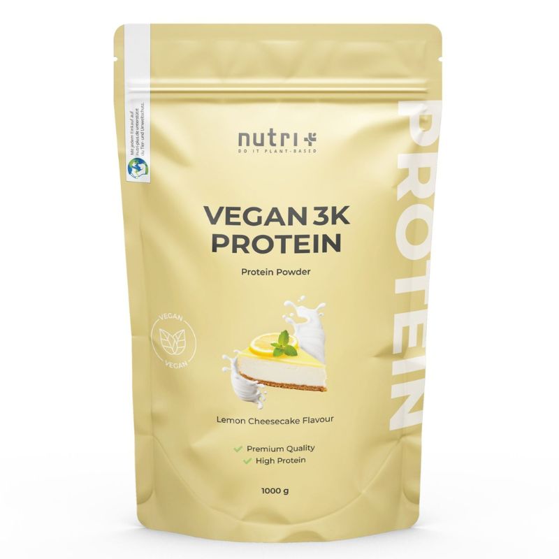 Nutri-Plus Vegan 3K Proteinpulver Cheesecake