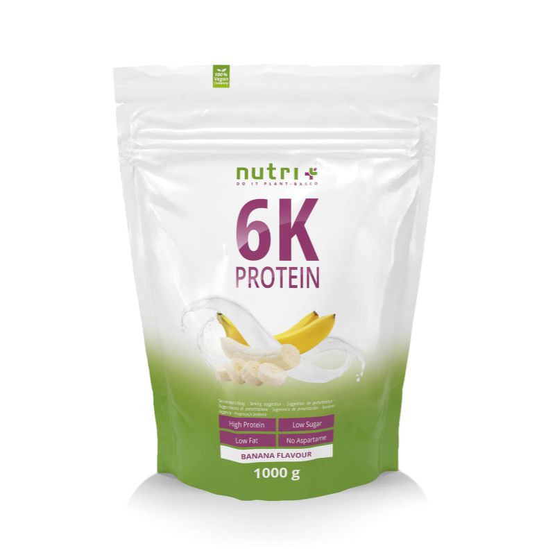 Nutri-Plus Vegan 6K Proteinpulver Banana