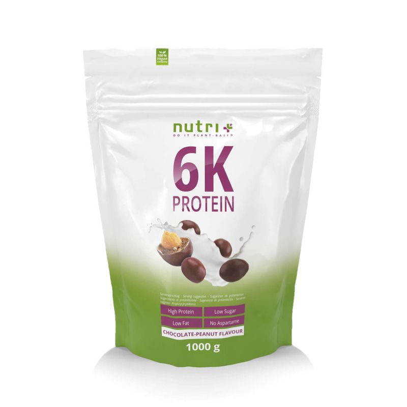 Nutri-Plus Vegan 6K Proteinpulver Chocolate Peanut