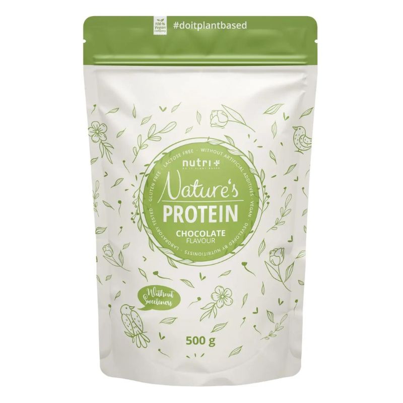 Nutri-Plus Vegan Nature's Proteinpulver 500g Chocolate