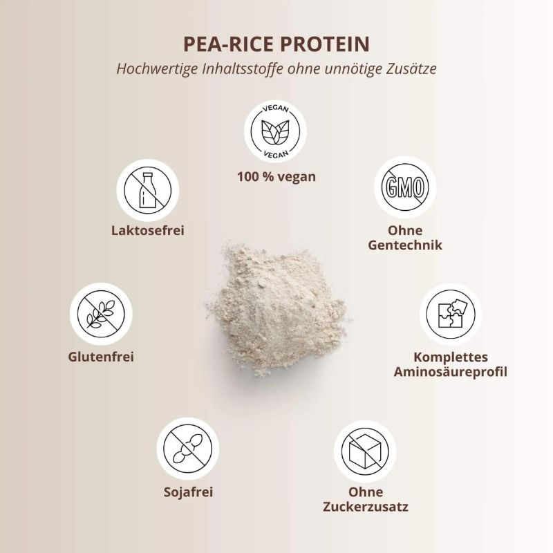 Nutri-Plus Vegan Pea-Rice Proteinpulver