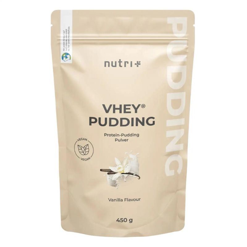 Nutri-Plus Vhey Protein Pudding, 450g Vanilla