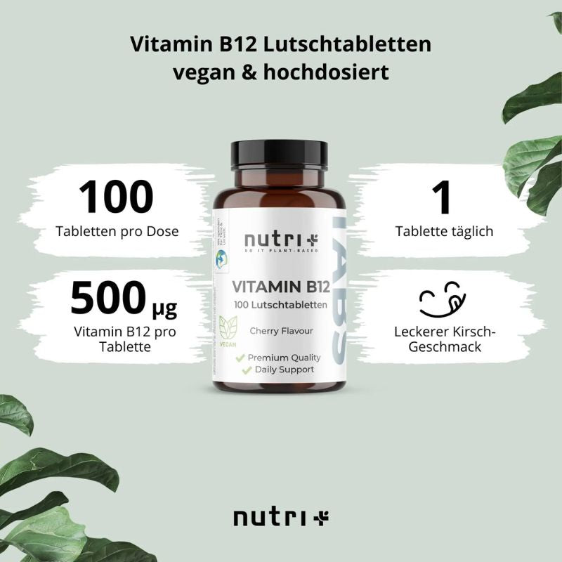 Nutri-Plus Vitamin B12 100 Lutschtabletten