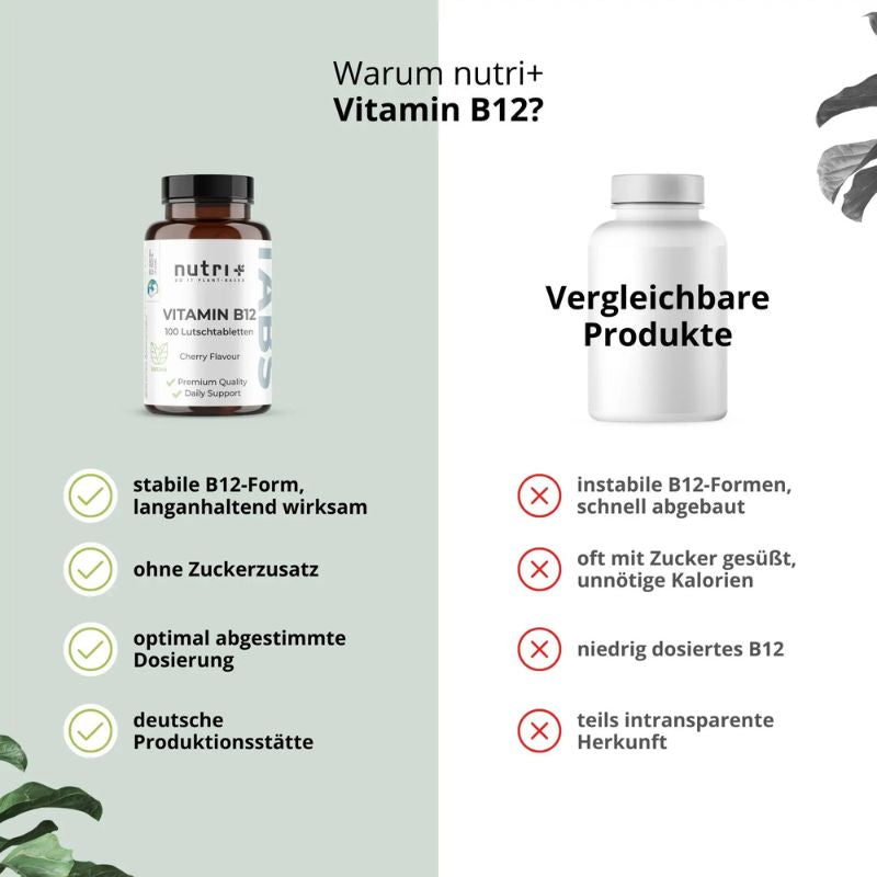 Nutri-Plus Vitamin B12 100 Lutschtabletten