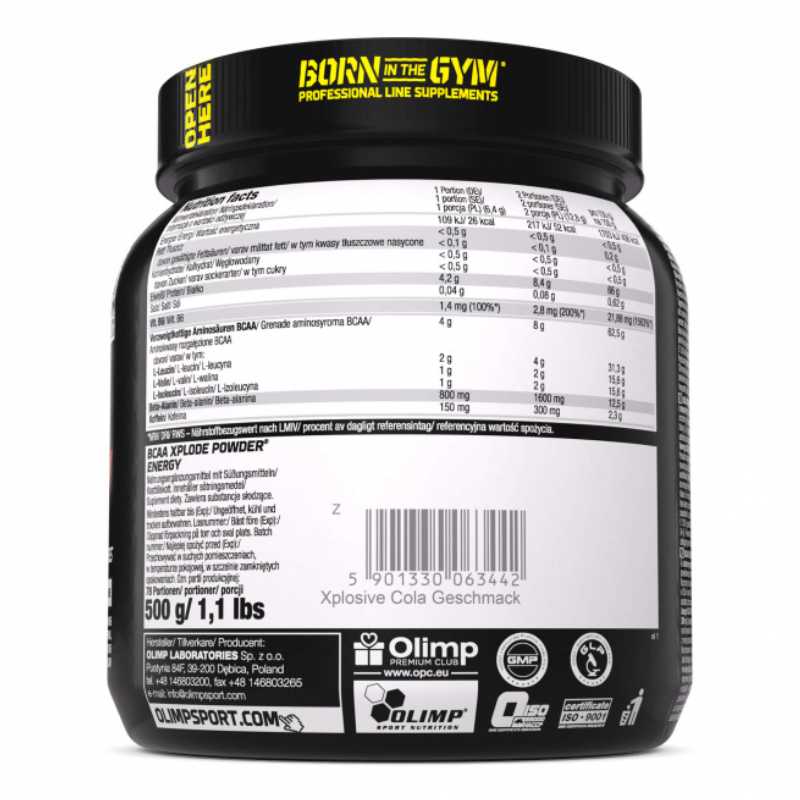 Olimp BCAA Xplode PowderÂ® Energy - 500 g