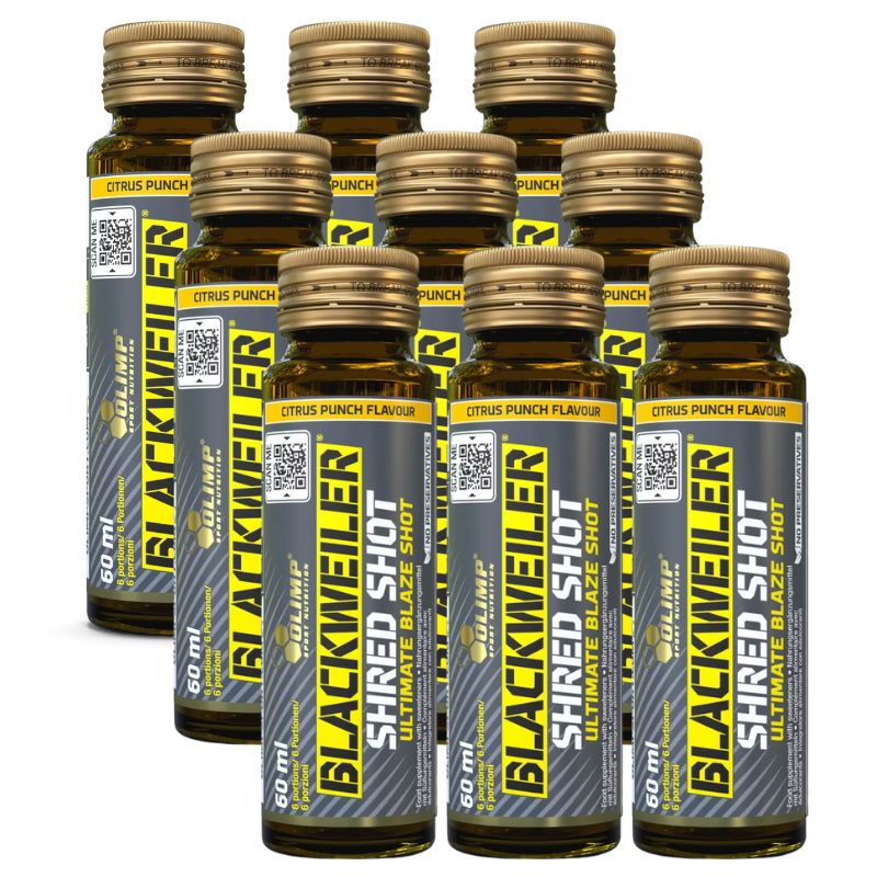 Olimp Blackweiler Shred Shot 9 x 60ml BOX Citrus Punch