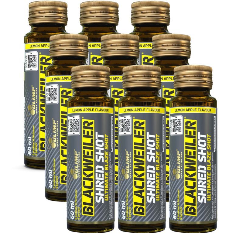 Olimp Blackweiler Shred Shot 9 x 60ml BOX Lemon Apple
