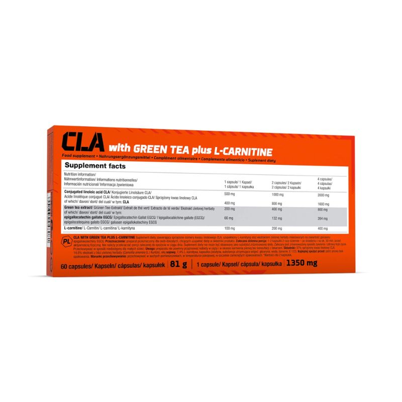 Olimp CLA with Green Tea plus L-Carnitine Sport Edition - 60 Kapseln