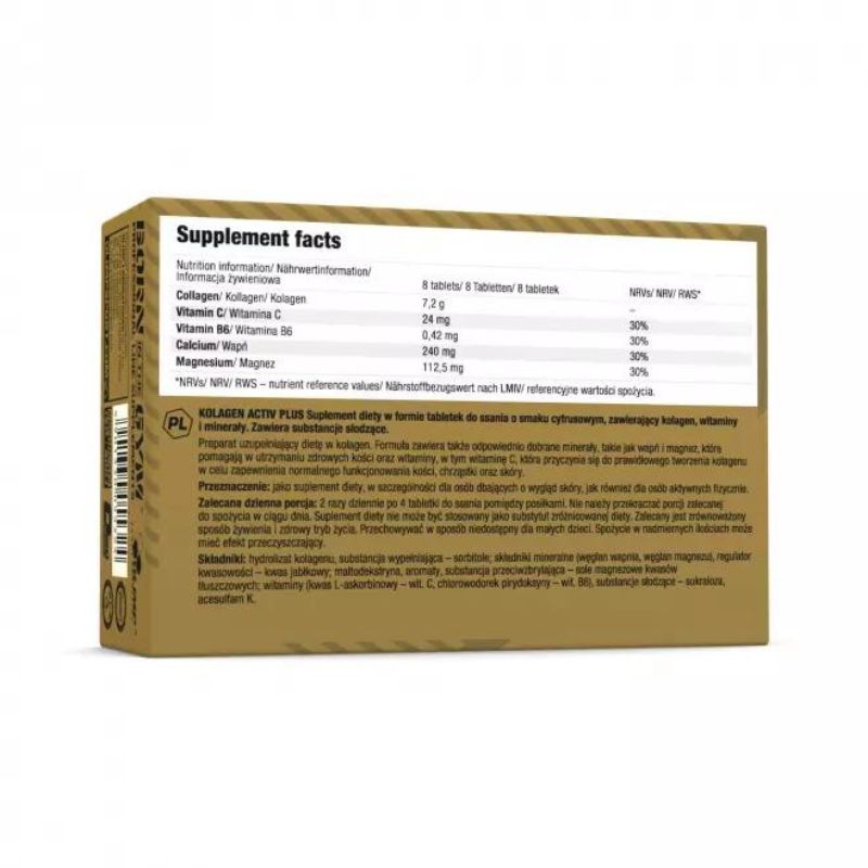 Olimp Kolagen Activ Plus Sport Edition - 80 Tabletten