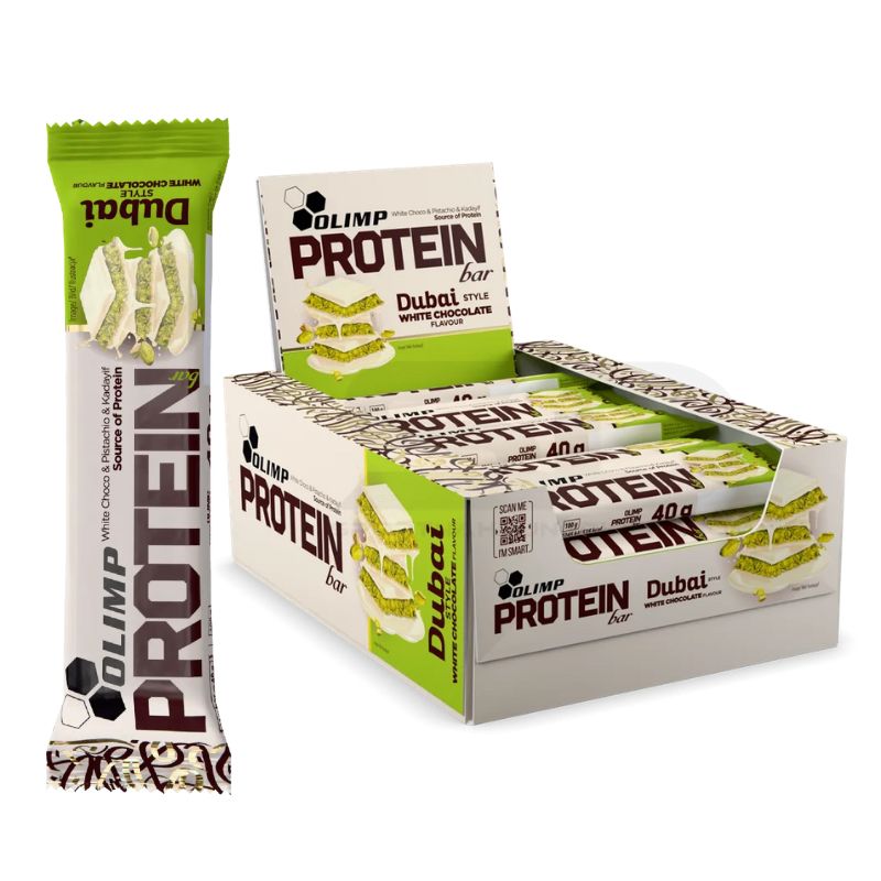 Olimp Protein Bar Dubai Style 25 x 40g BOX Dubai Style White Chocolate