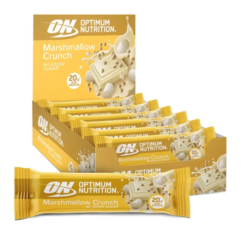 Optimum Nutrition Protein Crisp Bar 12 x 65g BOX Marshmallow Crunch