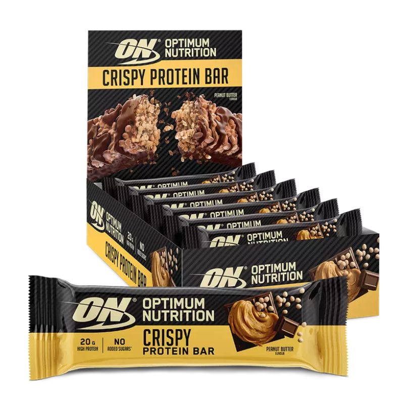Optimum Nutrition Protein Crisp Bar 12 x 65g BOX Peanut Butter Crisp