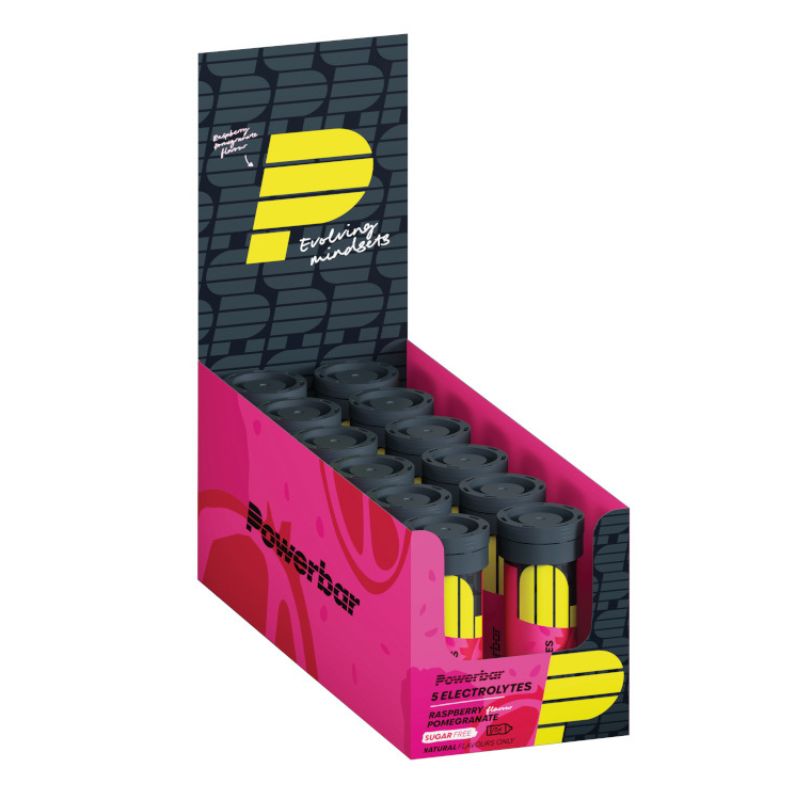 PowerBar Electrolytes Sports Drink 1 Box (12 x 42g) Raspberry Pomegranate