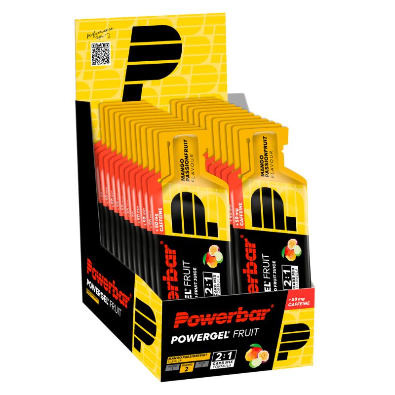 PowerBar Powergel Fruit 24 x 41g Gel Mango Passionfruit
