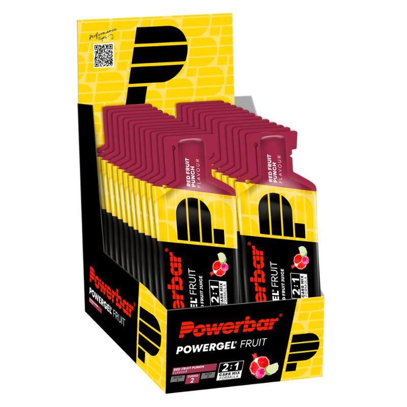 PowerBar Powergel Fruit 24 x 41g Gel Red Fruit Punch