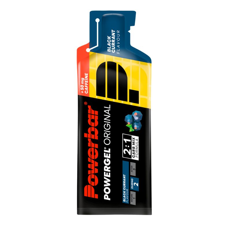PowerBar Powergel Original 1 x 41g Gel Black Currant (mit Koffein)