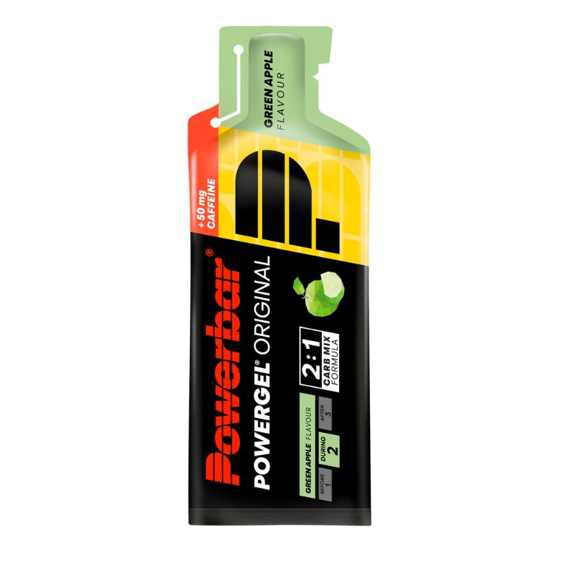 PowerBar Powergel Original 1 x 41g Gel Green Apple (mit Koffein)