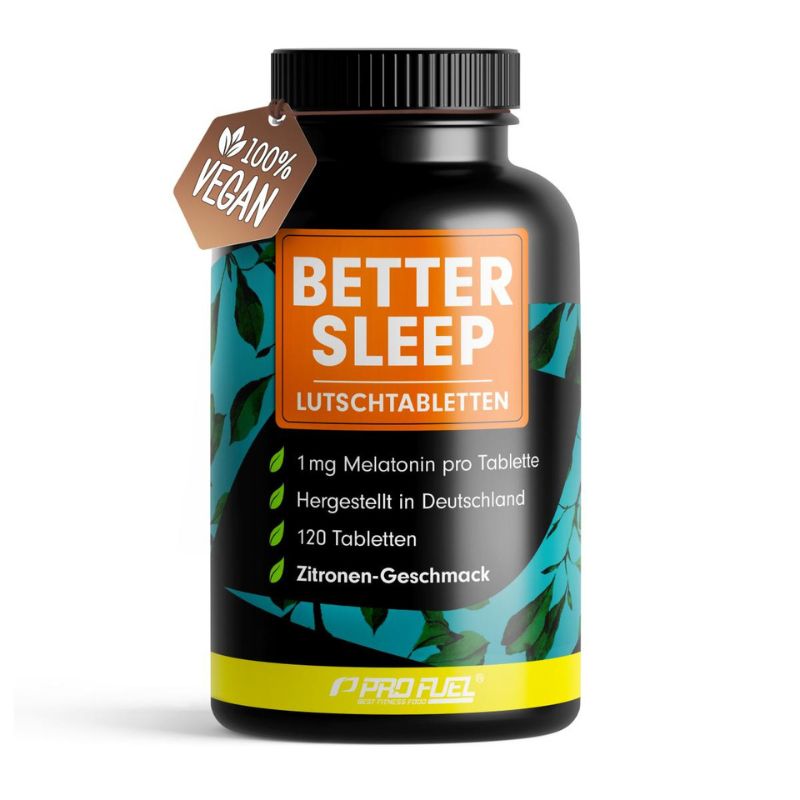 Profuel Better Sleep Melatonin 120 Lutschtabletten Zitrone