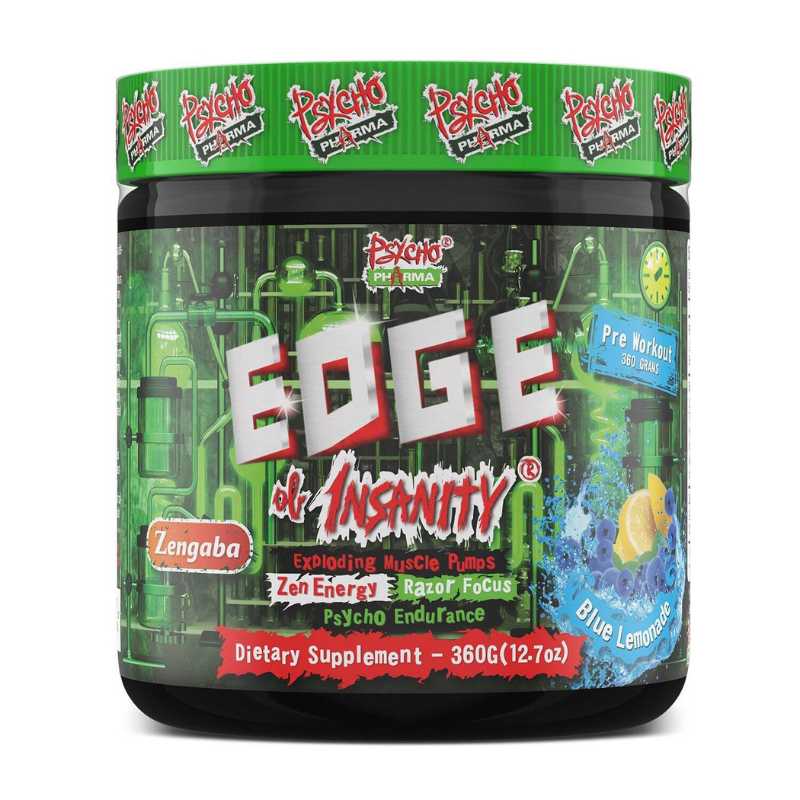 Psycho Pharma Edge of Insanity Pre-Workout, 350g