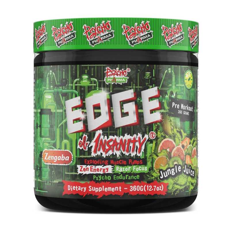 Psycho Pharma Edge of Insanity Pre-Workout, 350g
