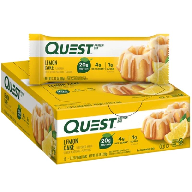 Quest Nutrition Quest Bar Proteinriegel 12x60g BOX Lemon Cake