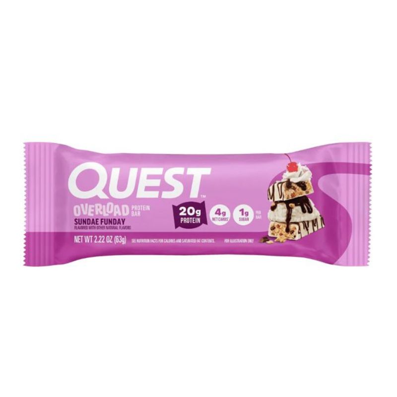 Quest Nutrition Quest Bar Overload Bars Proteinriegel 1 Riegel Sundae Funday
