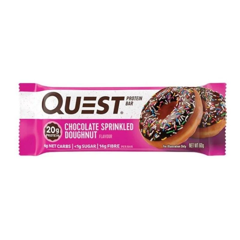 Quest Nutrition Quest Bar Proteinriegel 60g Riegel Chocolate Sprinkled Doughnut