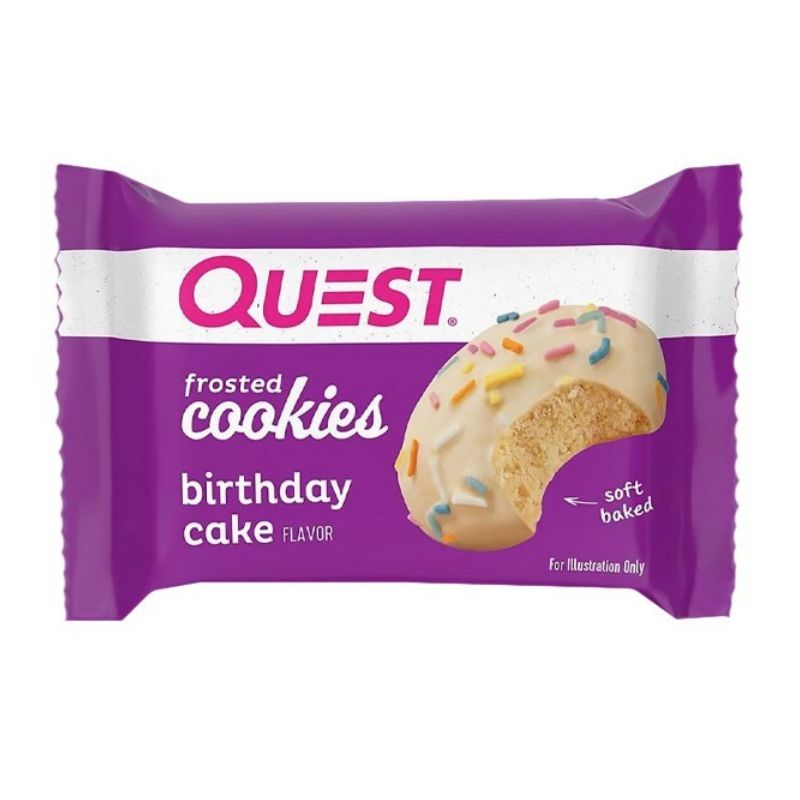 Quest Nutrition Protein Frosted Cookies 25g Cookie Birthday Cake
