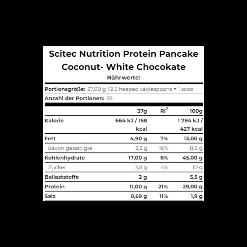 Scitec Nutrition Protein Pancake (1036 g Beutel) Kokos-white Chocolate