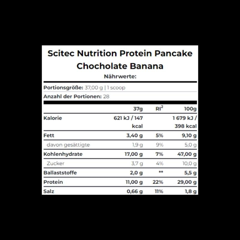 Scitec Nutrition Protein Pancake (1036 g Beutel) Schoko-Banane