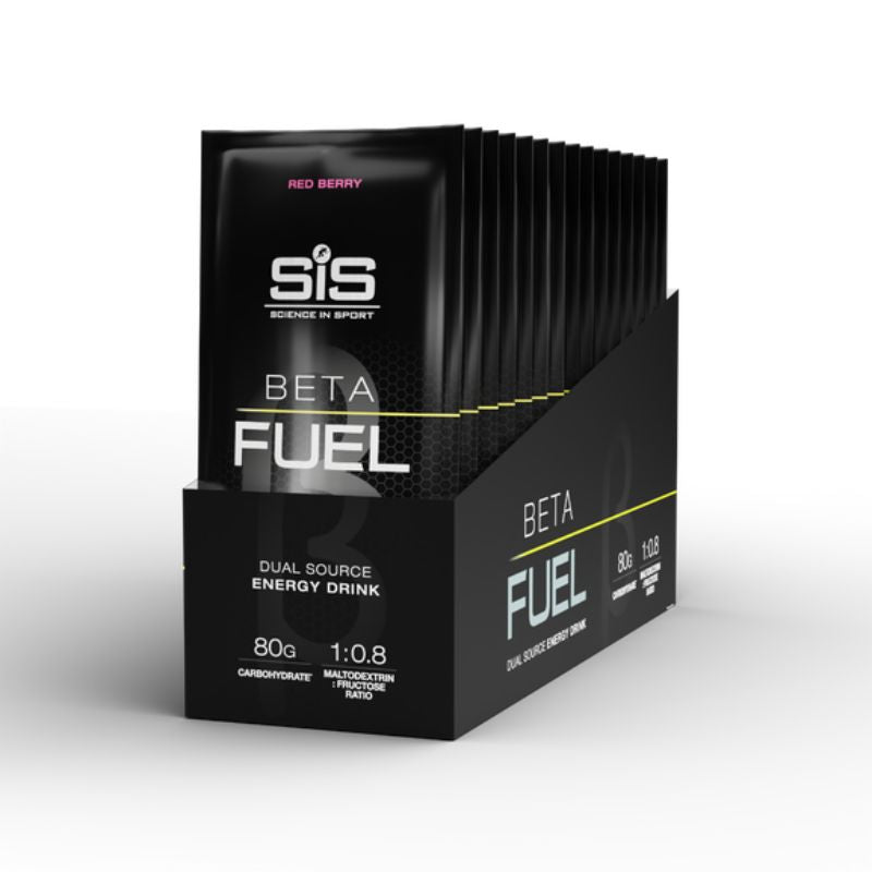 SIS Beta Fuel Gel 80 Powder 1 Box (15 x 82g) Red Berry