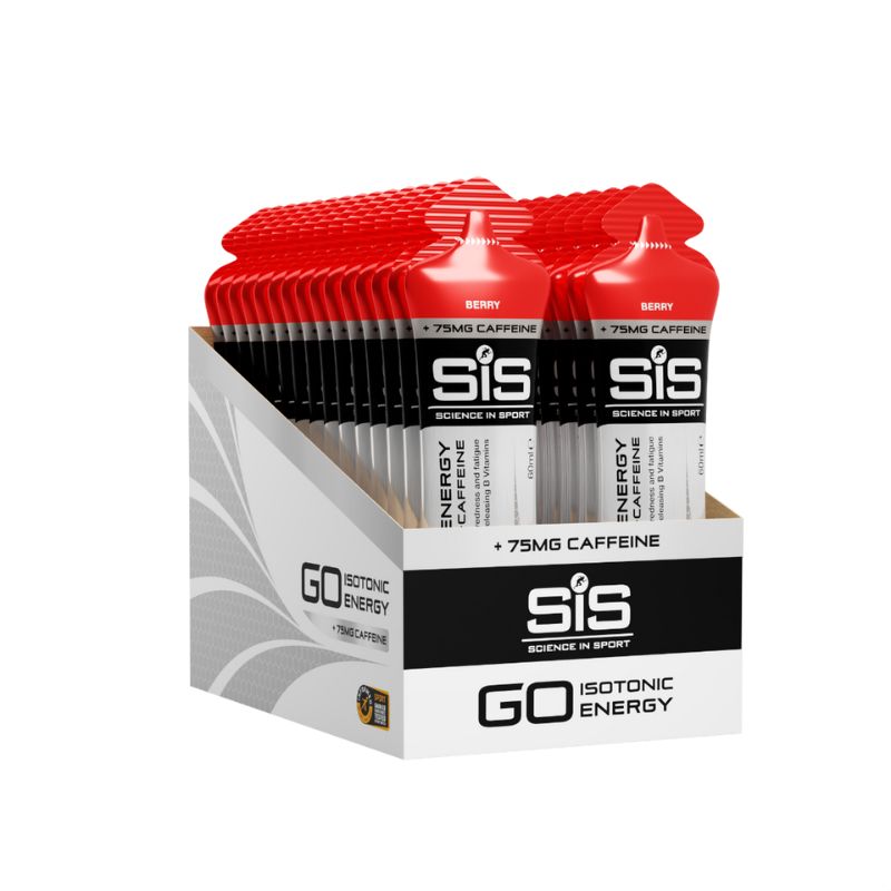 SIS GO Energy + Caffeine Gel 60ml 6x60ml Berry