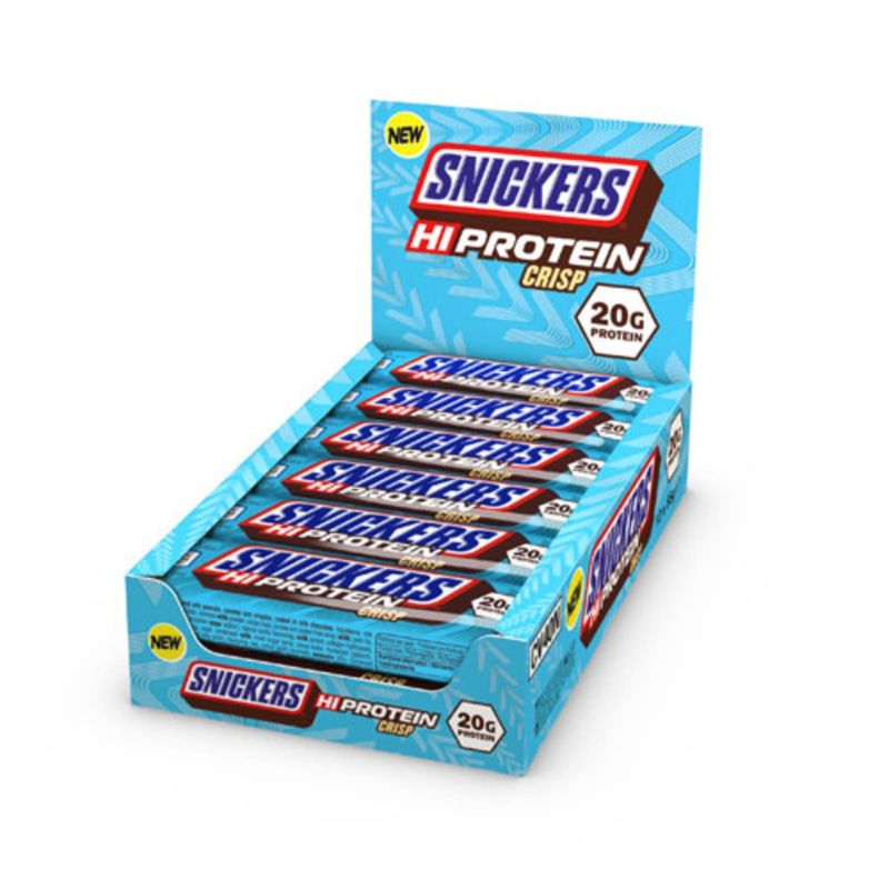 Snickers Hi Protein Bar 12 x Riegel Box Crisp Bar