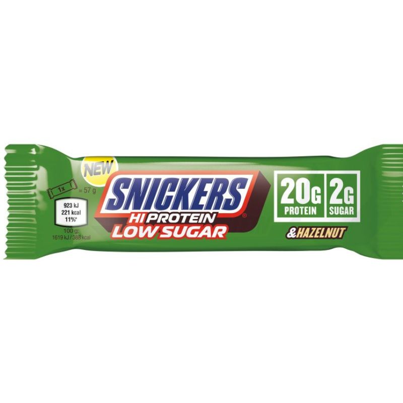 Snickers High Protein Low Sugar Protein Bar 57g Riegel Hazelnut