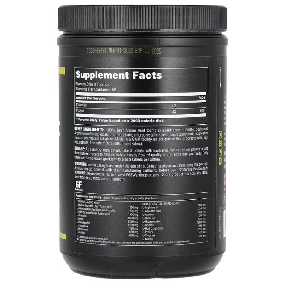 Universal Nutrition 100% Beef Aminos