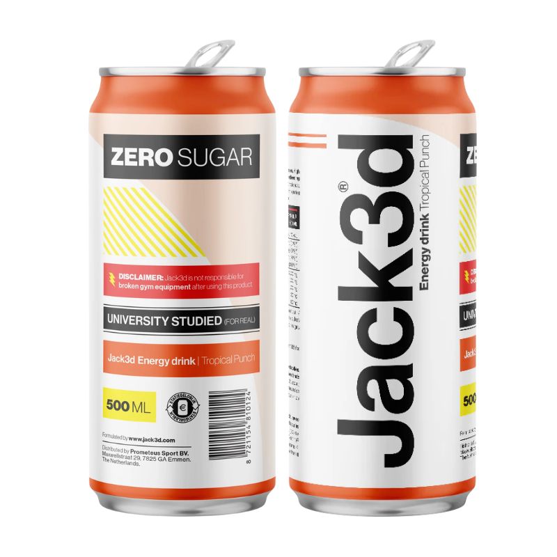 USP Labs Jack3d Energy Drink - 500ml 1 x 500ml Tropical Punch
