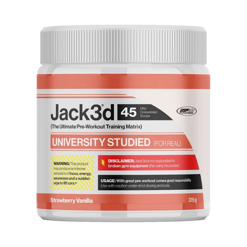 USP Labs Jack3d Pre-Workout Booster Strawberry Vanilla