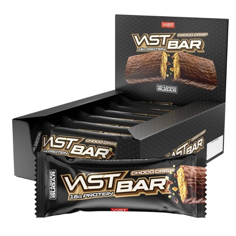VAST Sports Crisp Bar Proteinriegel 1 x 45g Choco Crisp