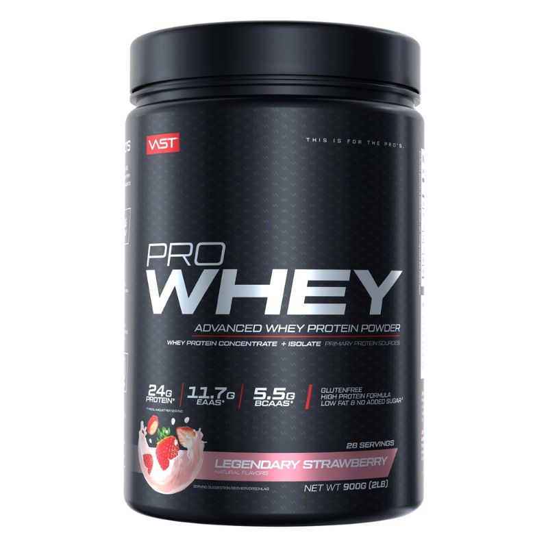 VAST Sports Pro Whey All-In-One Premium Whey Protein Legendary Strawberry