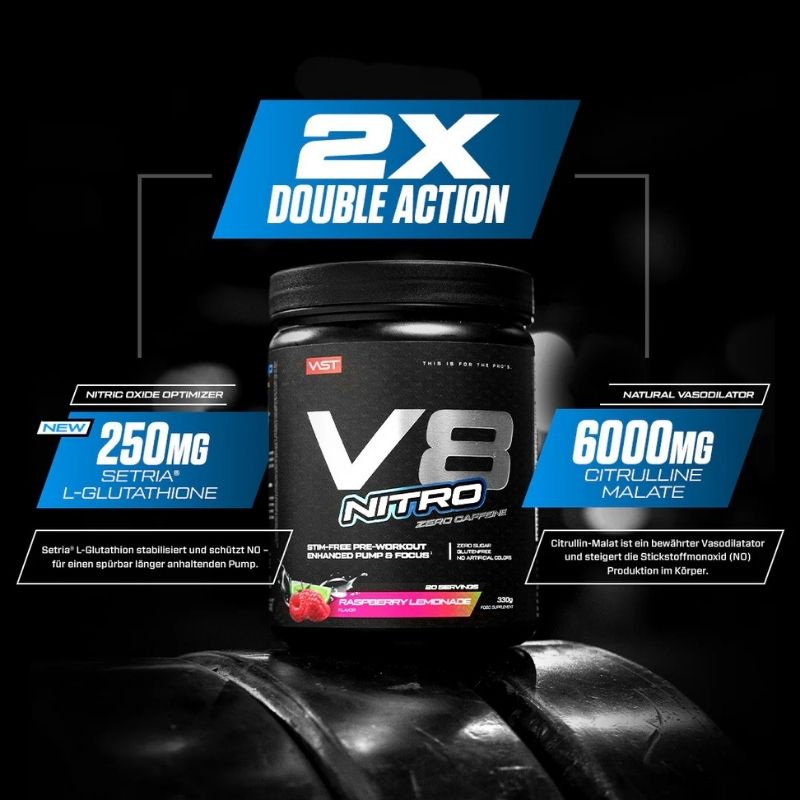 VAST Sports V8 Nitro Pre-Workout Booster
