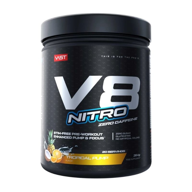 VAST Sports V8 Nitro Pre-Workout Booster Tropical Pump