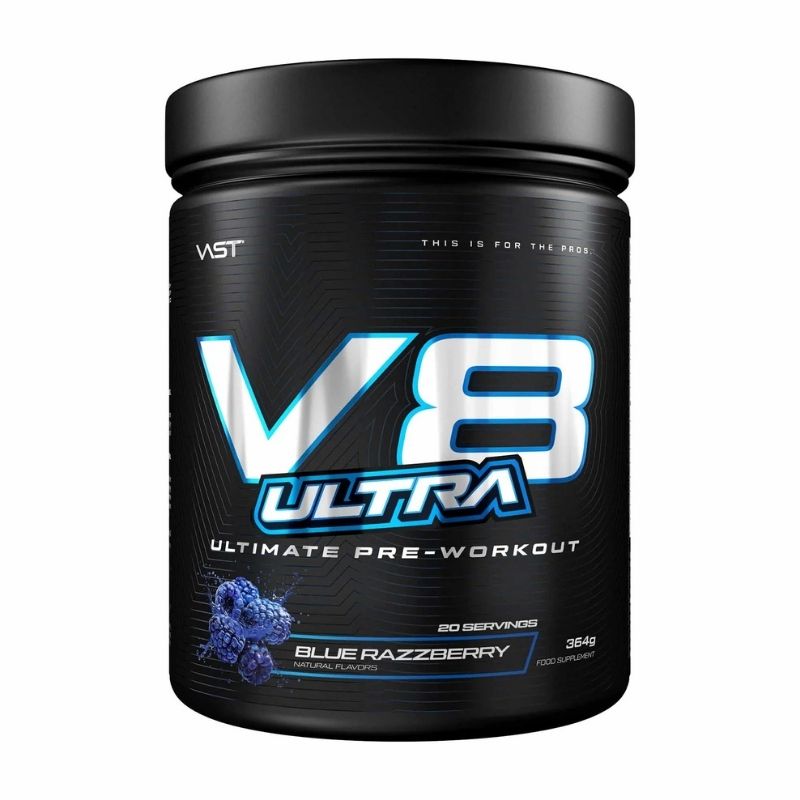 VAST Sports V8 Ultra Ultimate Preworkout Blue Razzberry