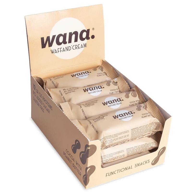 WaNa Protein-Riegel Waff'and Cream BOX  | 12x43g